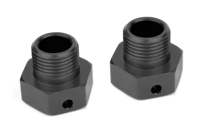 Hjulhex - Aluminum - Svart - 2 st