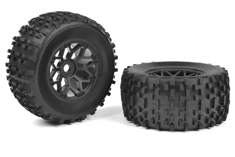 MT däck - Gripper - Limmade på BBS Rims - 1par