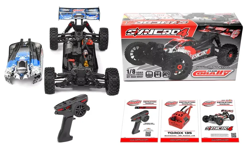 SYNCRO-4 RTR Röd Borstlös 3-4S (utan batteri/Laddare)