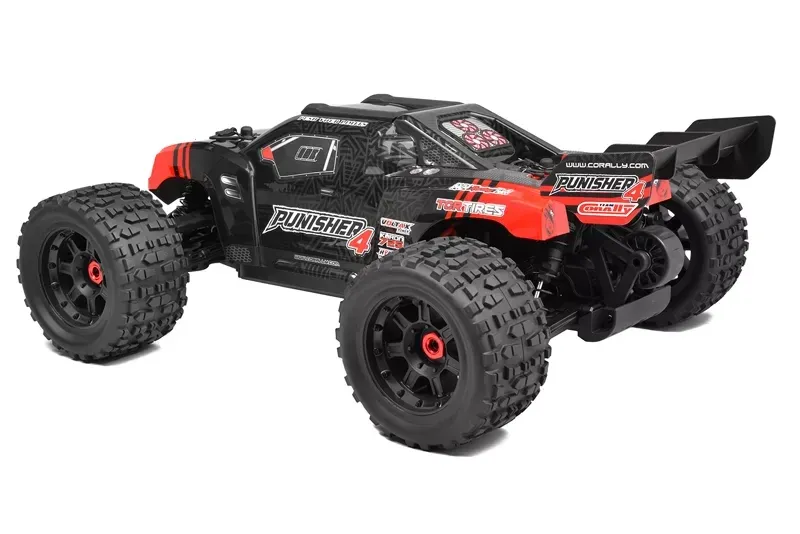 PUNISHER 4 RTR Röd Borstlös 4S (utan batteri/Laddare)