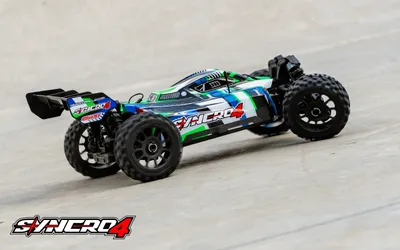 Team Corally SYNCRO-4 - RTR - Grön - Borstlös 3-4S
