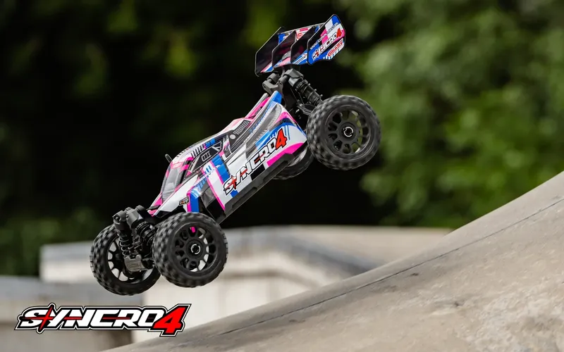Team Corally SYNCRO-4 RTR Rosa - Borstlös 3-4S
