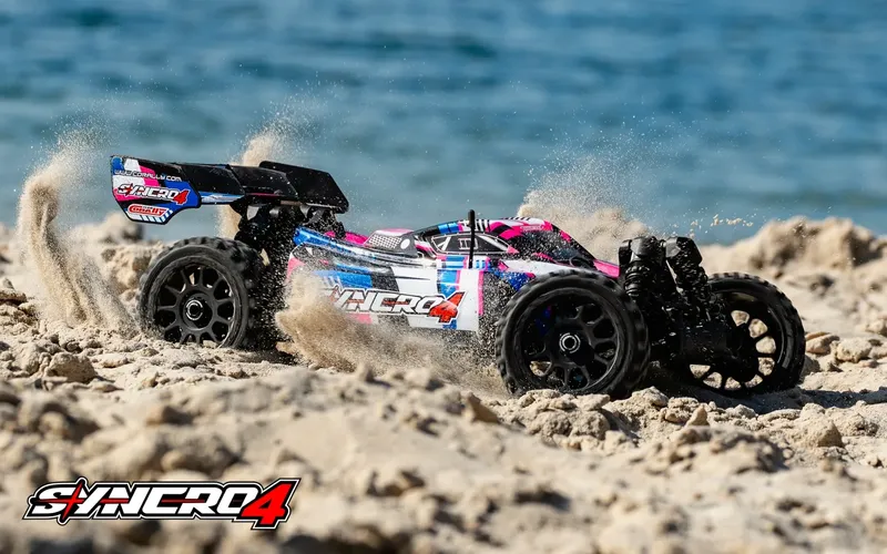 Team Corally SYNCRO-4 RTR Rosa - Borstlös 3-4S