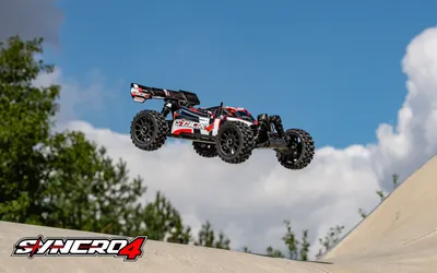 Team Corally - SYNCRO-4 - RTR - Röd - Borstlös 3-4S