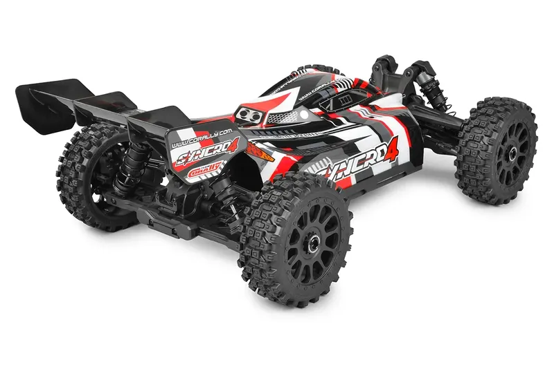 Team Corally - SYNCRO-4 - RTR - Röd - Borstlös 3-4S