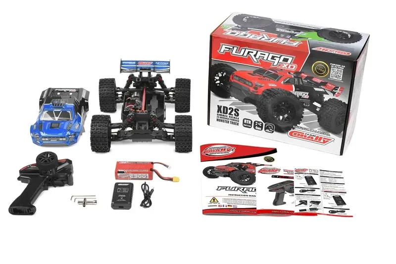 Team Corally - FURAGO XD - RTR - Borstad 2S (inkl. batteri/laddare)