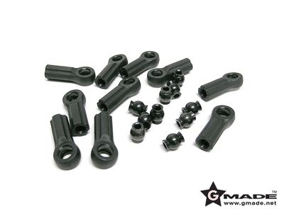 Rod End M4 med 6.8mm Stålkula GMADE R1