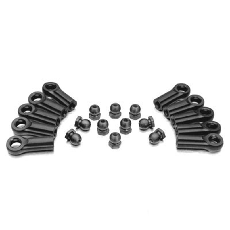 Rod End M4 med 6.8mm mutter Stålkula GMADE R1