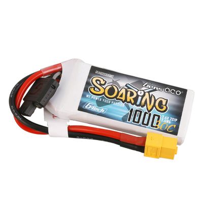 Gens ace Soaring 1000mAh 2S 7,4V 30C LiPo-batteri med XT60 – produktbild 4