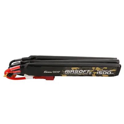 Gens ace 25C 1500mAh 3S1P 11.1V Nunchuck 3X Airsoft Gun Lipo-batteri med T-kontakt