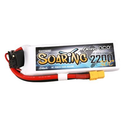 Gens ace Soaring 2200mAh 2S 7,4V 30C LiPo-batteri med XT60 – produktbild 1