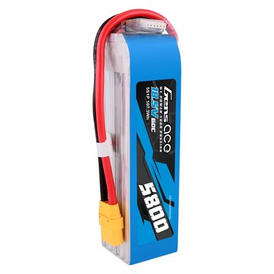 Gens ace 5800mAh 5S 60C 18,5V LiPo-batteri – XT90 kontakt – Ace Classic
