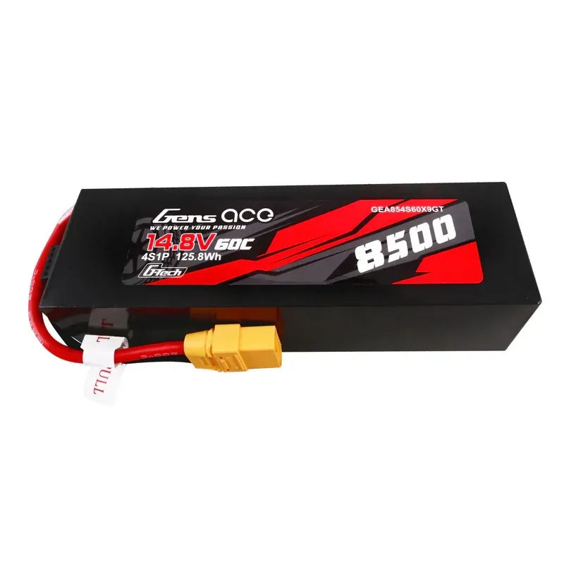 Gens ace G-Tech 8500mAh 14.8V 60C 4S1P Lipo Batti XT90 Kontakt