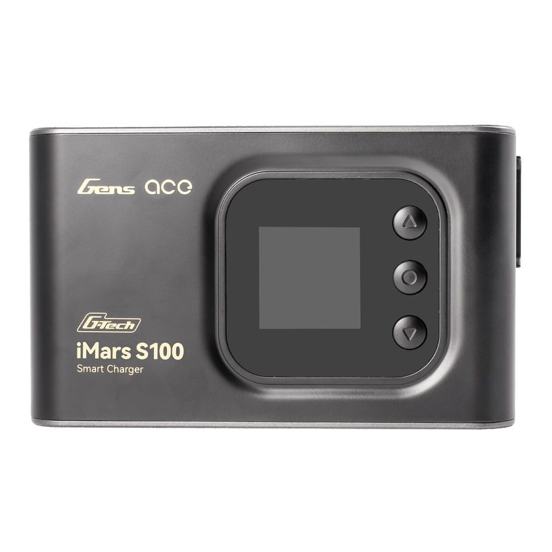 Gens ace iMars S100 smart batteriladdare – AC 100W – 10A – 2-6S – svart