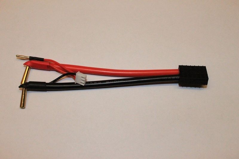 Laddning/urladdningskabel Traxxas för 2-cell LiPo hard case.
