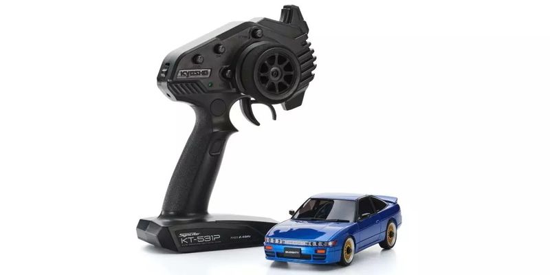 Kyosho Mini-Z AWD Nissan Sileighty blå (MA020N-M/KT531P)