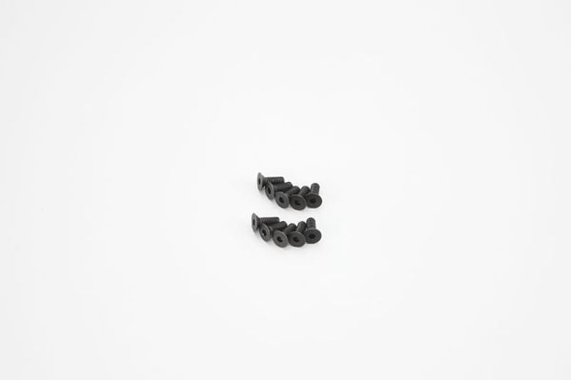 Kyosho 1-S33008H – M3x8mm Skruv, Försänkt, Insex, Stål, 10 st