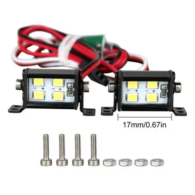INJORA 2st 17mm Bright LED Bar för skala 1/10