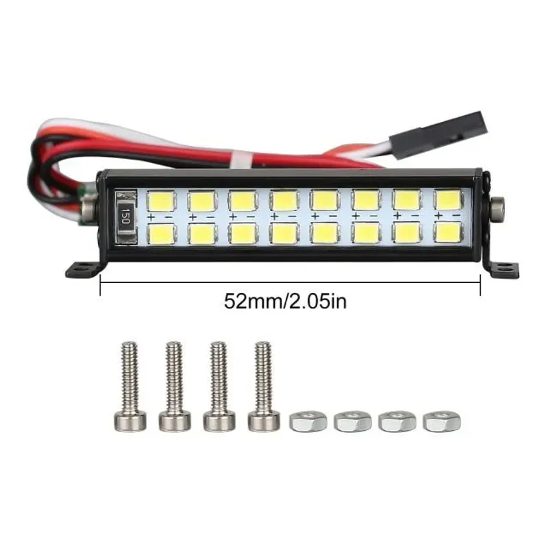 INJORA 52mm Bright LED Bar för skala 1/10