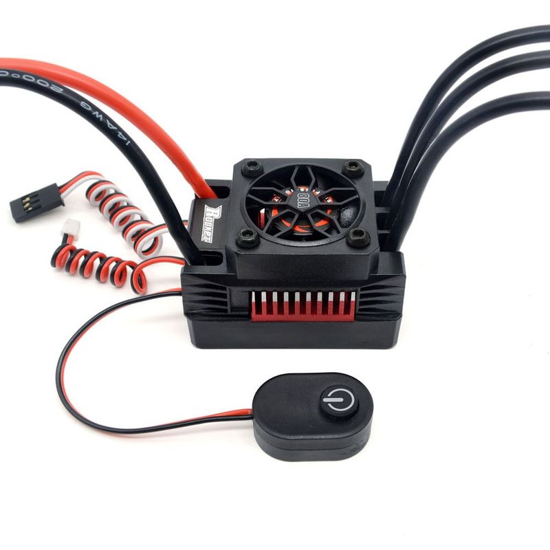 Supersonic V2 1/10 80A Borstlöst System 3660 motor Sensor/Tempsensor 4 Pol