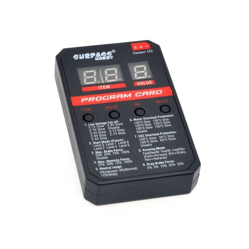 Supersonic V2 1/10 80A Borstlöst System 3660 motor Sensor/Tempsensor 4 Pol
