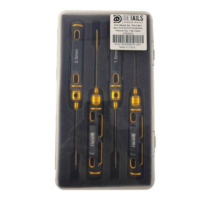 Skruvmejslar Insex Guld/Svart 1.5 2.0 2.5 3.0mm