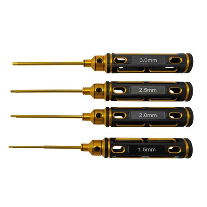 Skruvmejslar Insex Guld/Svart 1.5 2.0 2.5 3.0mm