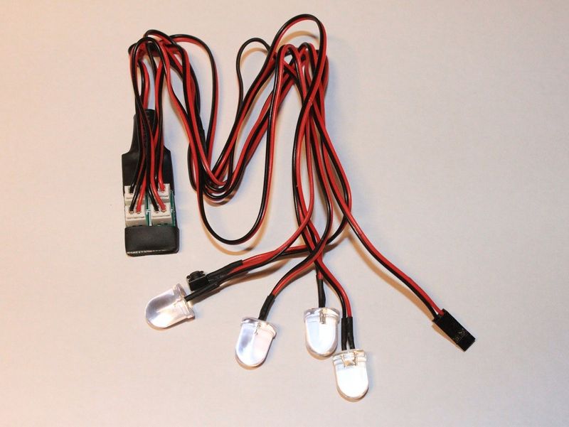 LED lampor 4 st. 10mm HobbyDetails