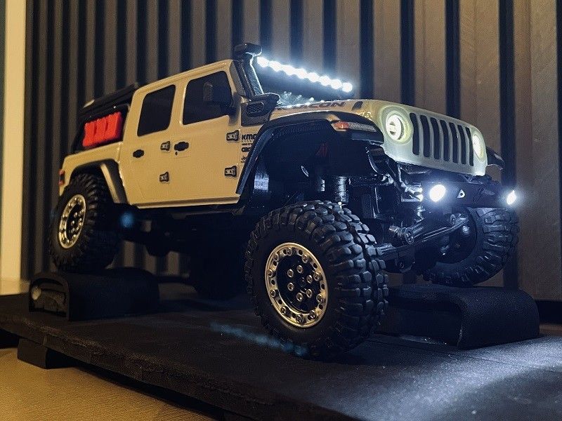 LED Ljusramp 62mm Axial SCX24 Gladiator
