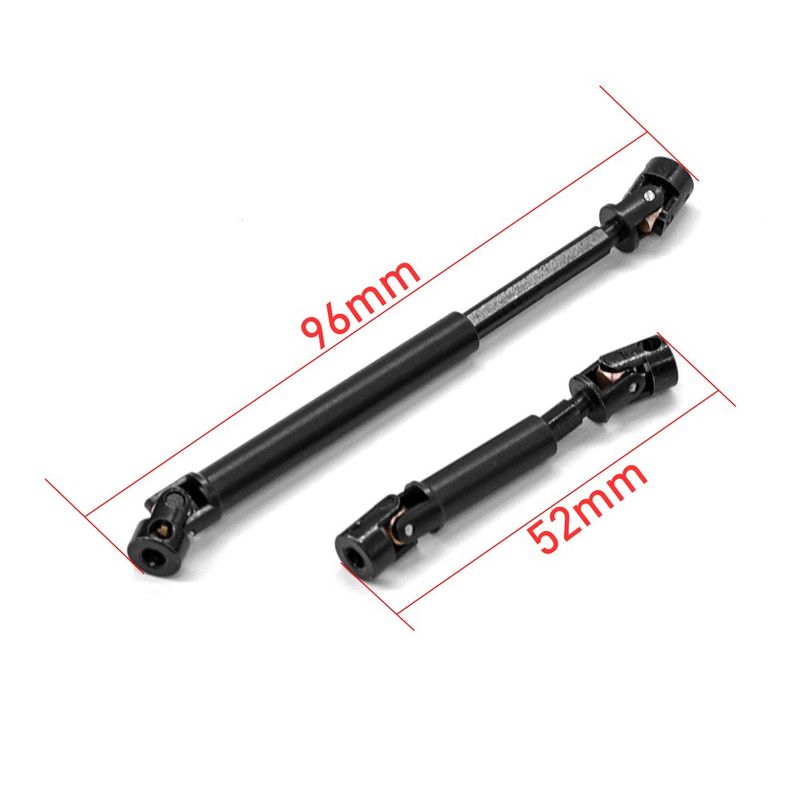 Drivaxlar Center Stål 43-52mm/71-96mm Axial SCX24 Gladiator