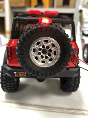 LED Ljus för Reservhjulshållaren Axial SCX24 Ford Bronco