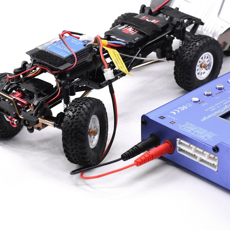 Laddkabel PH2.0-2P Wafer 4mm Banankontakter Axial SCX24