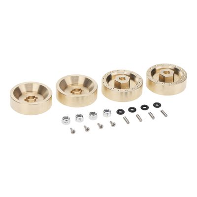 Motvikter Mässing för Hjul +4mm Axial SCX24