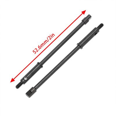 Drivaxlar Stål Fram och Bak +4mm Axial SCX24