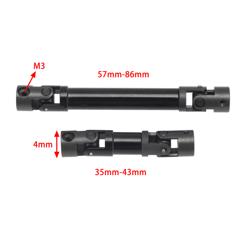 Drivaxlar Center Stål Axial SCX24 Deadbolt 90081