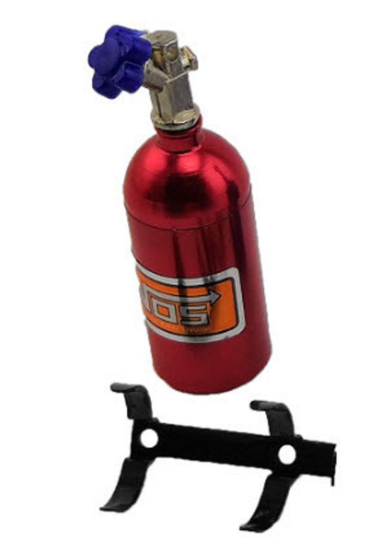 NOS Nitrous Oxide Metall Flaska 1/10 Dekoration