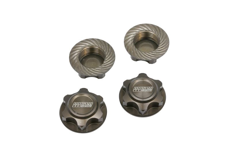 E2270 Hjulmuttrar Täckta Mugen Seiki MBX-8/MBX-8T ECO