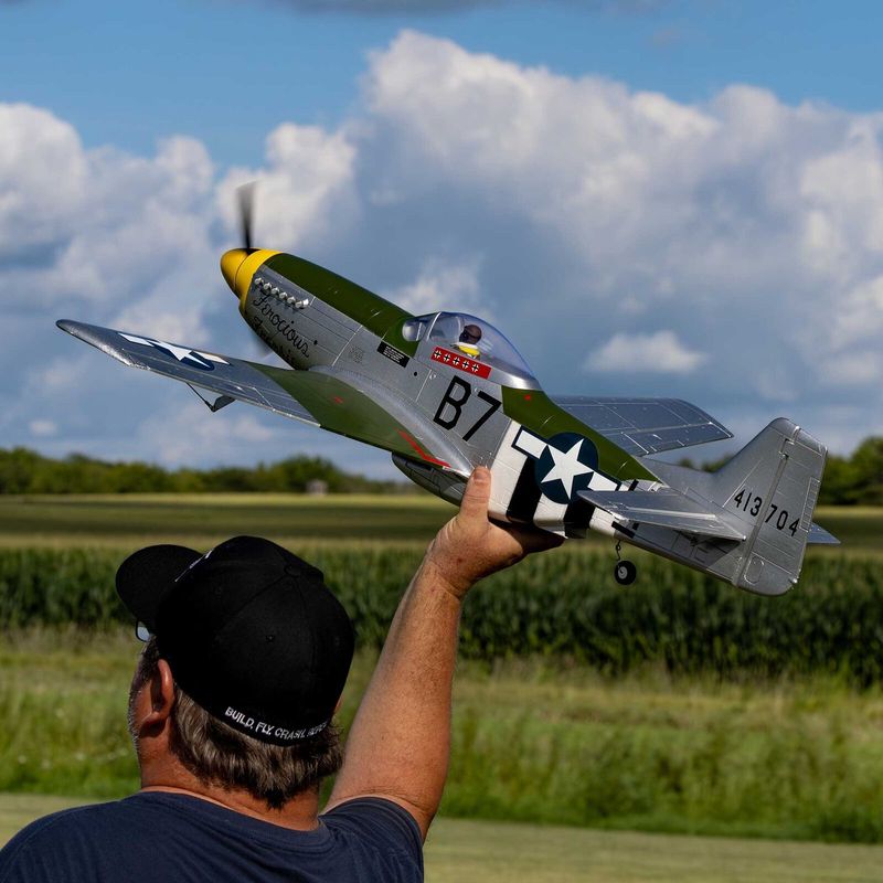 P-51D Mustang 1.0m BNF Basic m. AS3X o Safe Select