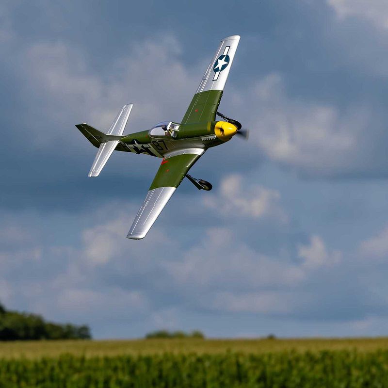 P-51D Mustang 1.0m BNF Basic m. AS3X o Safe Select