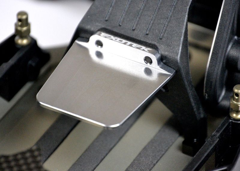 ESC hållare för midmotor Gul Alu TLR22 2.0 Exotek