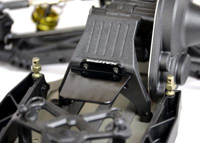 ESC hållare för midmotor Gul Alu TLR22 2.0 Exotek
