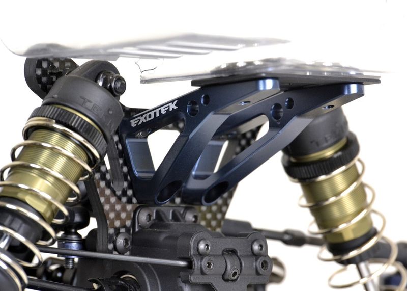 Vingfäste Alu +5mm Tekno RC EB410 (Exotek)