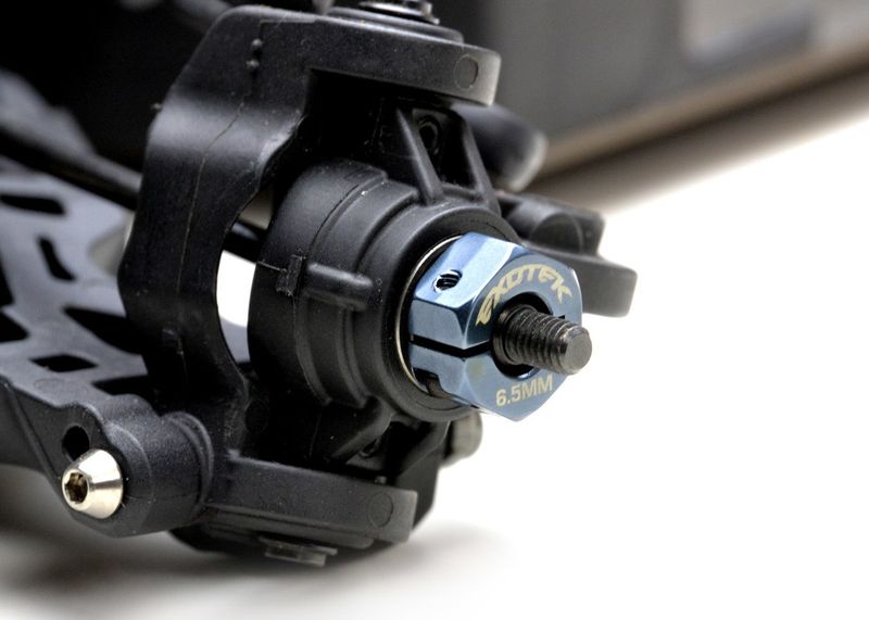 Hex Adapter 12mm 6.5mm bred +2mm Tekno EB410