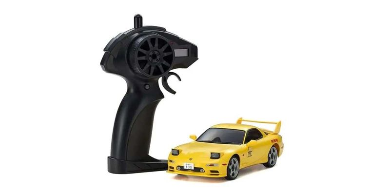 Kyosho First Mini-Z 1:28 Initial-D Mazda RX-7 FD3S gul