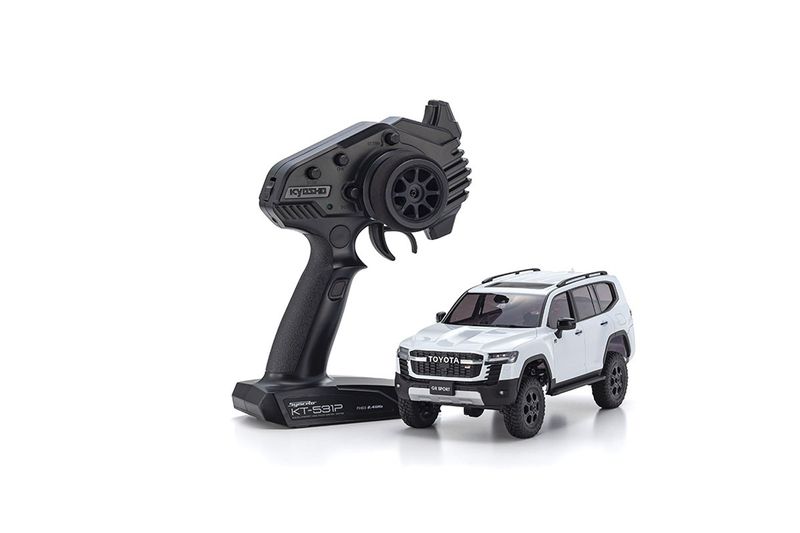 Kyosho Mini-Z 4X4 MX-01 Toyota Land Cruiser GR Sport pärlvit (KT531P)
