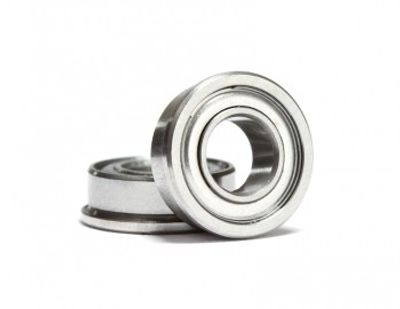 Kullager 1/4x3/8x1/8 Fläns Metalltät