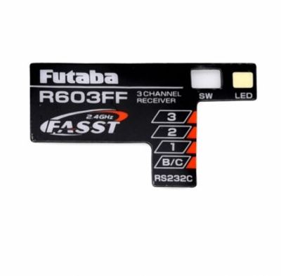 Futaba Ettikett R603FF mottagare