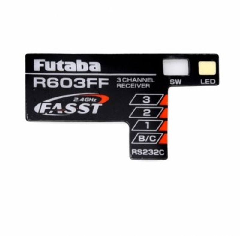 Futaba Ettikett R603FF mottagare