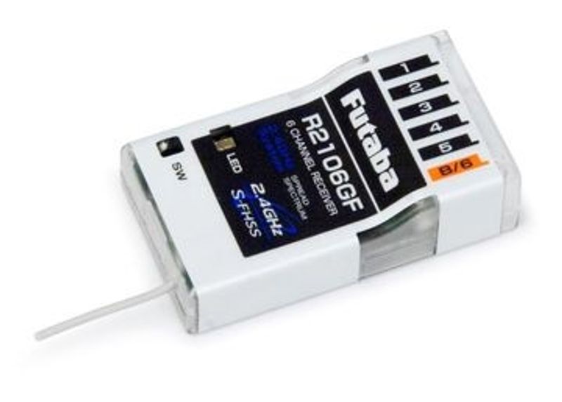 Futaba Mottagare R2106GF 6K T6J, 8J, 10J HV Micro S-FHSS