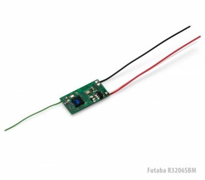 Futaba Mottagare R3206SBM Mikro 6K T-FHSS För inomhusflyg